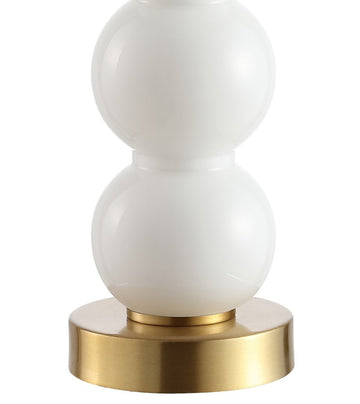 February 21" Glass/Metal LED Table Lamp - JONATHAN Y